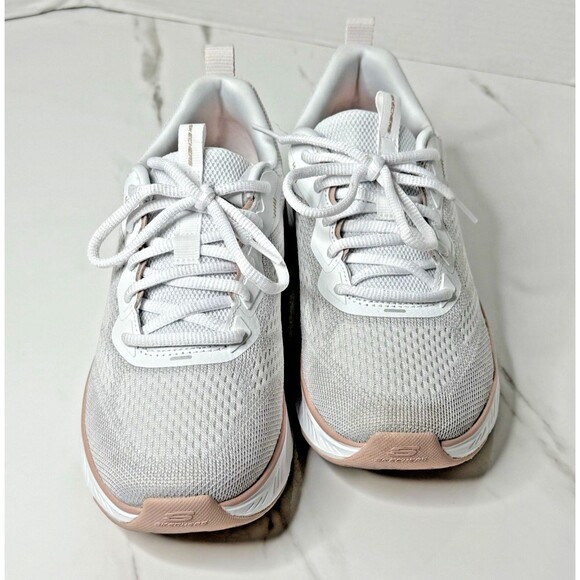 Skechers Edge Ride Power Flow Women’s 7.5 White Sneakers Air-Cooled Memory Foam - Picture 7 of 9